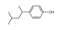 (+/-)-4-Hydroxy-1-(1.3-dimethyl-butyl)-benzol结构式