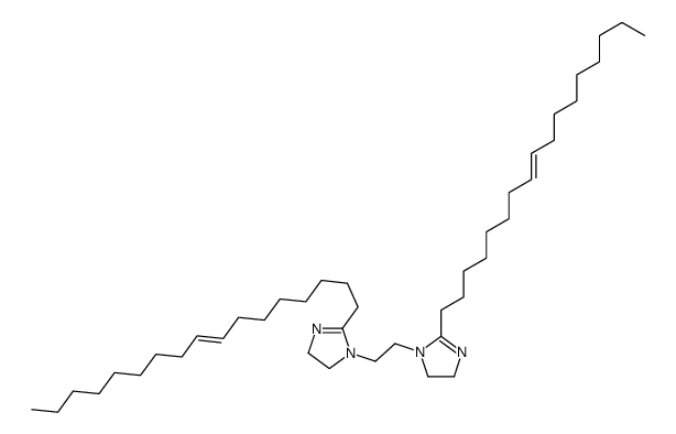 1,1'-Ethylenebis[2-(8-heptadecenyl)-2-imidazoline] Structure