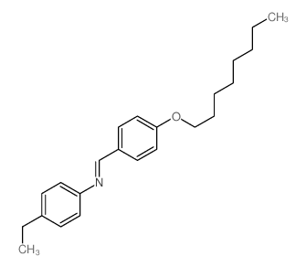 N-(4-ethylphenyl)-1-(4-octoxyphenyl)methanimine Structure