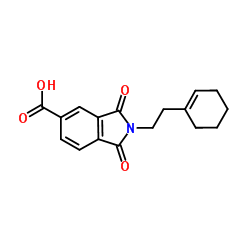 2-[2-(1-Cyclohexen-1-yl)ethyl]-1,3-dioxo-5-isoindolinecarboxylic acid picture