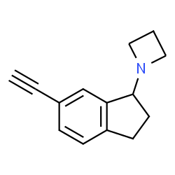 Azetidine,1-(6-ethynyl-2,3-dihydro-1H-inden-1-yl)-(9CI)结构式