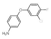 4-(3-Chloro-4-fluorophenoxy)aniline Structure