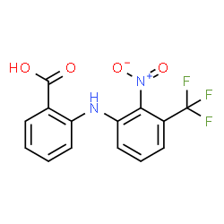 Benzoic acid,2-[[2-nitro-3-(trifluoromethyl)phenyl]amino]-结构式