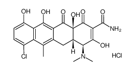 盐酸脱水四环霉素结构式