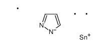 trimethyl(pyrazol-1-yl)stannane结构式