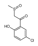 1-(5-chloro-2-hydroxyphenyl)-2-methylsulfinylethanone Structure