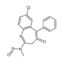 N-nitrosochlordiazepoxide structure