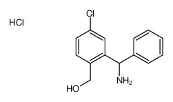 [2-[amino(phenyl)methyl]-4-chlorophenyl]methanol,hydrochloride Structure