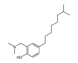 2-[(dimethylamino)methyl]-4-isononylphenol structure