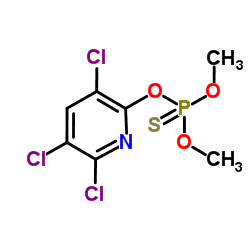 Chlorpyrifos-methyl structure