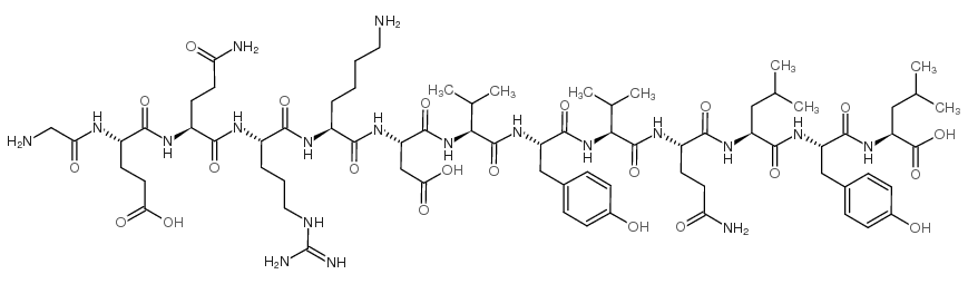 Thymopoietin i/ii (29-41) (bovine) Structure