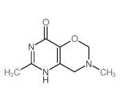 3,9-dimethyl-5-oxa-3,8,10-triazabicyclo[4.4.0]deca-8,11-dien-7-one结构式