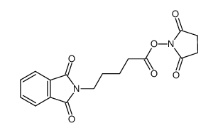 5-(1,3-Dioxo-1,3-dihydro-isoindol-2-yl)-pentanoic acid 2,5-dioxo-pyrrolidin-1-yl ester Structure