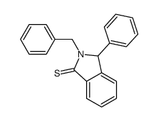 2-benzyl-3-phenyl-3H-isoindole-1-thione Structure