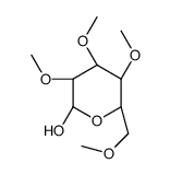 2,3,4,6-tetra-O-methyl-alpha-D-glucose Structure