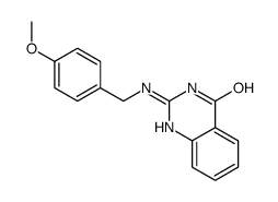 2-[(4-methoxyphenyl)methylamino]-1H-quinazolin-4-one Structure