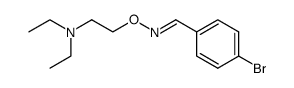 4-Bromo-benzaldehyde O-(2-diethylamino-ethyl)-oxime结构式