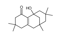 2,3,5,6,7,8,9,10-Octahydro-5-hydroxy-2,2,7,7,9-pentamethyl-5,9-methanobenzocycloocten-4(1H)-one Structure