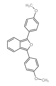 Isobenzofuran,1,3-bis(4-methoxyphenyl)- Structure