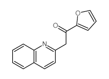 Ethanone,1-(2-furanyl)-2-(2-quinolinyl)- structure