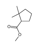 methyl 2,2-dimethylcyclopentane-1-carboxylate结构式