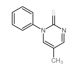 5-methyl-1-phenyl-pyrimidine-2-thione structure