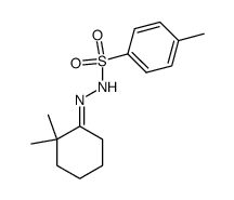 2,2-dimethylcyclohexanone (p-tolylsulfonyl)hydrazone Structure