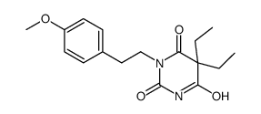 5,5-Diethyl-1-(4-methoxyphenethyl)barbituric acid picture