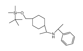 (R)-1-(4-(((Tert-Butyldimethylsilyl)Oxy)Methyl)Cyclohexyl)-N-((R)-1-Phenylethyl)Ethanamine Structure