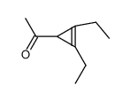 [diethyl-2,3 cyclopropene-2 yl] methyl cetone Structure