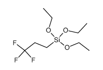 Silane, triethoxy(3,3,3-trifluoropropyl)-结构式