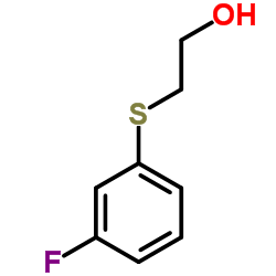 3-FLUOROPHENYLTHIOETHANOL structure