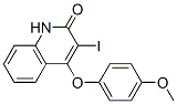 3-Iodo-4-(4-methoxyphenoxy)-2(1H)-quinolinone结构式