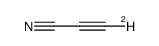 cyanodeuteroacetylene Structure