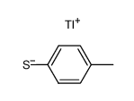 p-toluenethiolatothallium结构式