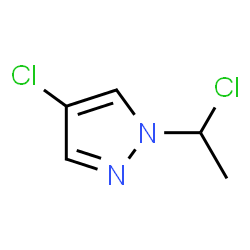 1H-Pyrazole,4-chloro-1-(1-chloroethyl)-(9CI) Structure