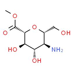 D-glycero-D-gulo-Heptonic acid, 5-amino-2,6-anhydro-5-deoxy-, methyl ester (9CI) Structure