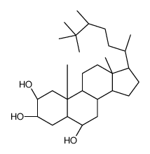 (24ξ)-25-Methyl-5α-ergostane-2β,3α,6α-triol结构式