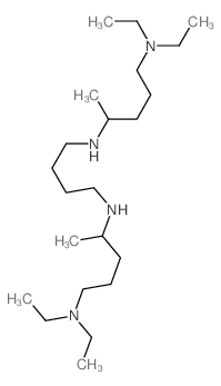 N-[4-(5-diethylaminopentan-2-ylamino)butyl]-N,N-diethyl-pentane-1,4-diamine Structure