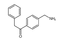 1-(4-AMINOMETHYL-PHENYL)-2-PHENYL-ETHANONE结构式