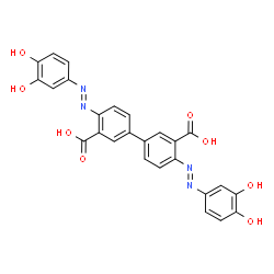 4,4'-Bis[(3,4-dihydroxyphenyl)azo]-1,1'-biphenyl-3,3'-dicarboxylic acid picture