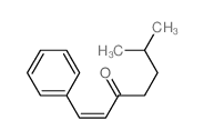 1-Hepten-3-one,6-methyl-1-phenyl-, (E)- (9CI) structure