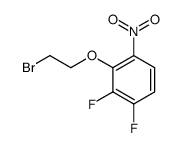 2-(2-bromoethoxy)-3,4-difluoronitrobenzene Structure