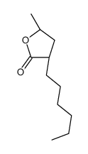 (3S)-3-hexyl-5-methyloxolan-2-one结构式