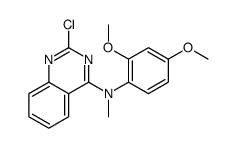 2-chloro-N-(2,4-dimethoxyphenyl)-N-methylquinazolin-4-amine Structure