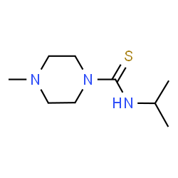 1-Piperazinecarbothioamide,4-methyl-N-(1-methylethyl)-(9CI) Structure