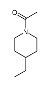 Piperidine, 1-acetyl-4-ethyl- (9CI) structure