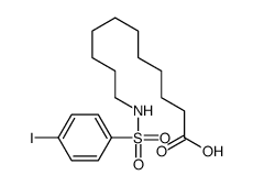 N-11-(4-iodophenylsulfonamide)undecanoic acid结构式