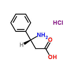 (r)-3-氨基-3-苯基丙酸结构式