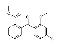 2-(2,4-dimethoxy-benzoyl)-benzoic acid methyl ester Structure